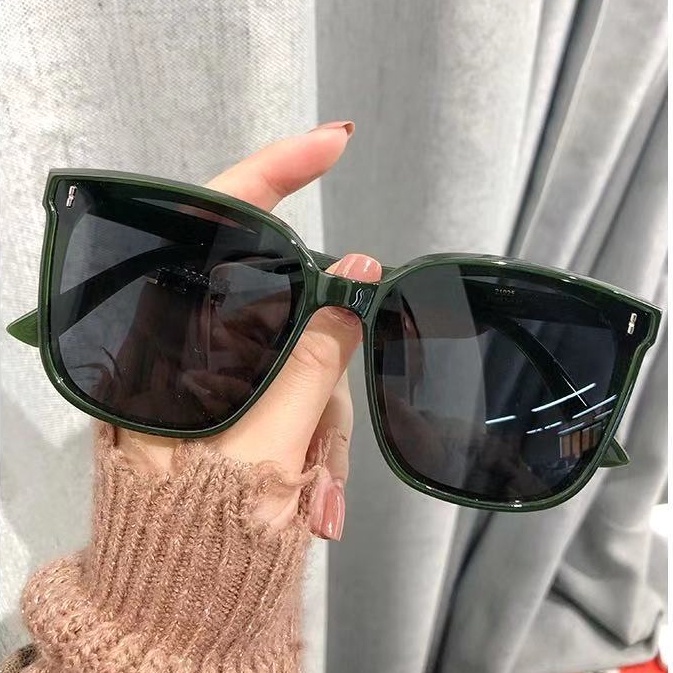 Kacamata Hitam Oversized Bentuk Kotak Untuk Pria / Wanita