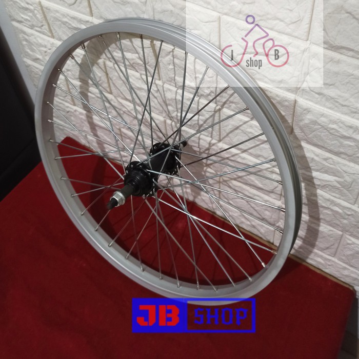 Super Murah VELG RIMS SEPEDA 20 ALLOY WHEELS SET SIAP PAKAI LIPAT CITY BIKE BMX LL