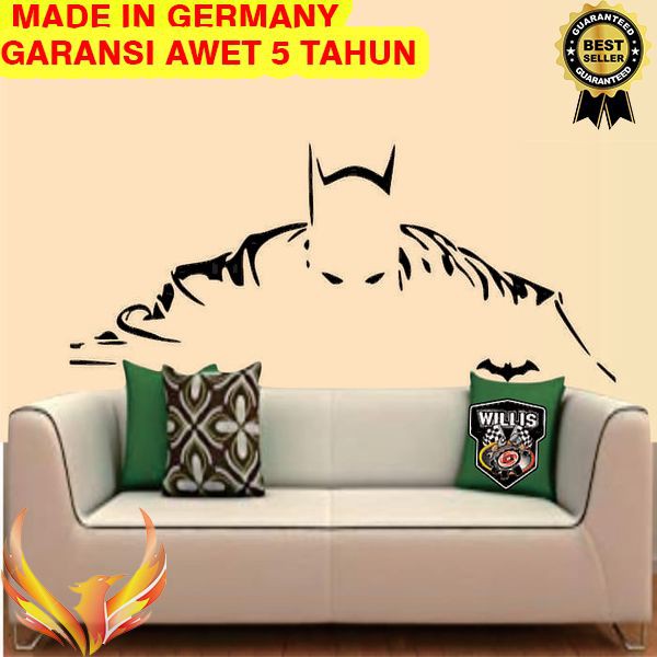 

TERMURAH Wall Stiker sticker batman cutting stiker 100 x 40 CM Phoenix Star