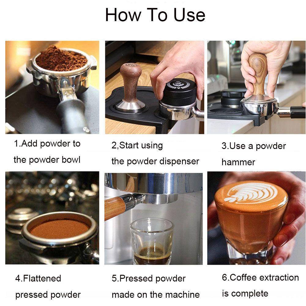 Lily Coffee Tampers Manual Pad Mat Alat Kopi Barista Espresso