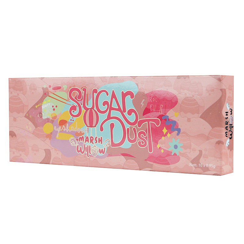 ⭐BAGUS⭐ MARSHWILLOW SUGAR DUST EYESHADOW PALLETE | Palet Make Up