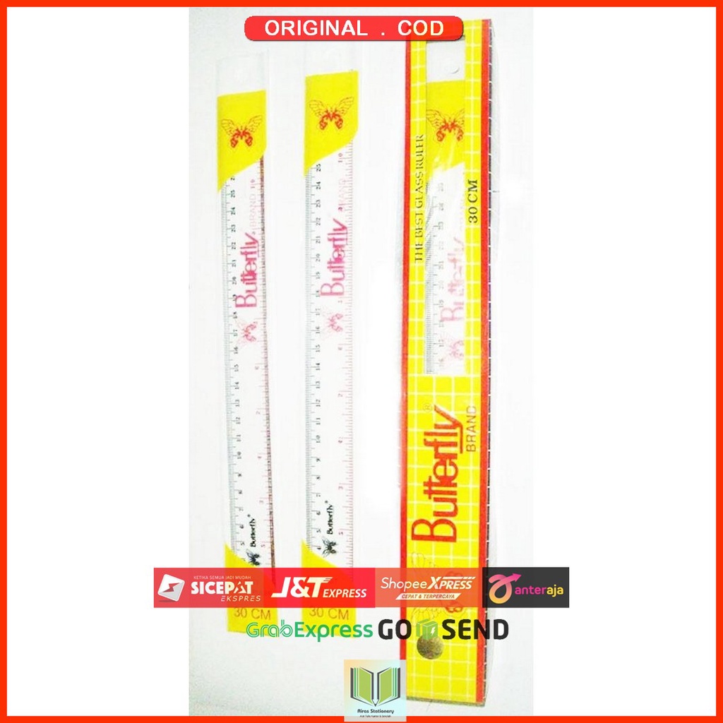 

Butterfly Penggaris BT-30 cm