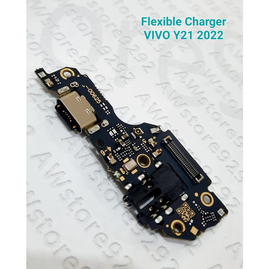 Flexible Fleksibel Konektor Charger Vivo Y21 2021 Y33s 2021 Papan PCB Con Cas