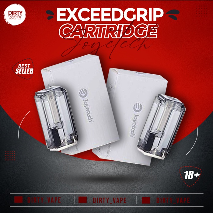 COIL EXCEED GRIP 0.4 OHM JUGA CARTRIDGE KOSONG DAN SALT-1