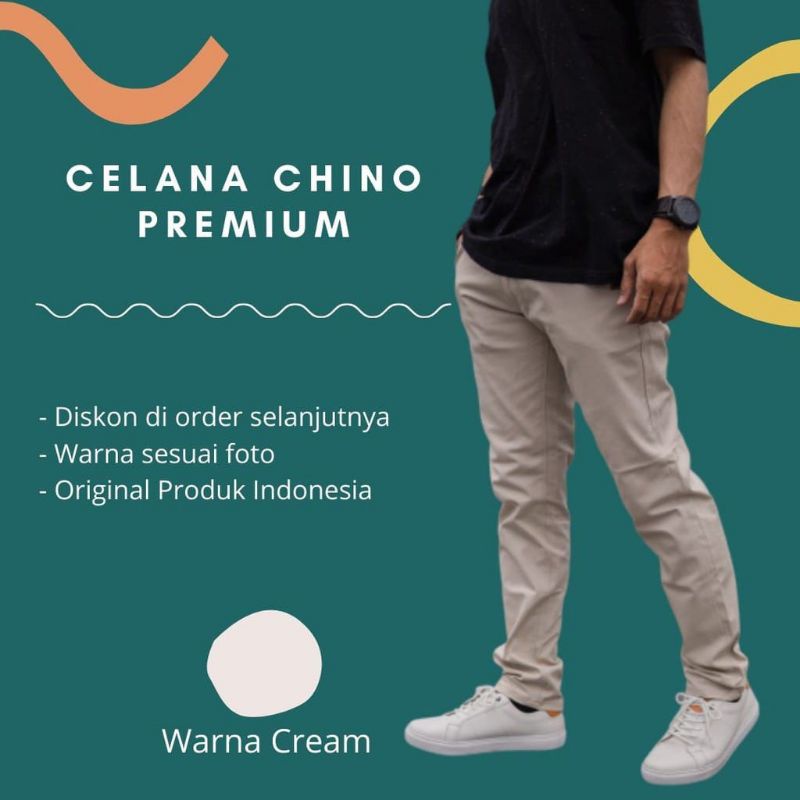 [TERLARIS] CELANA PANJANG PRIA UKURAN 27-38 PREMIUM QUALITY CHINOS SLIMFIT COWO SKINNY POLOS COWOK