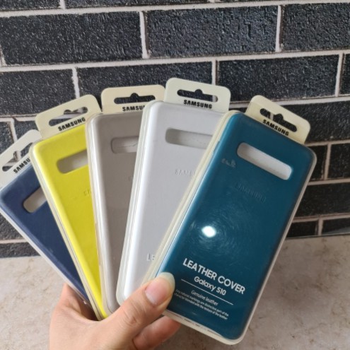 SAMSUNG LEATHER COVER GALAXY S10 CASE ORIGINAL RESMI SEIN