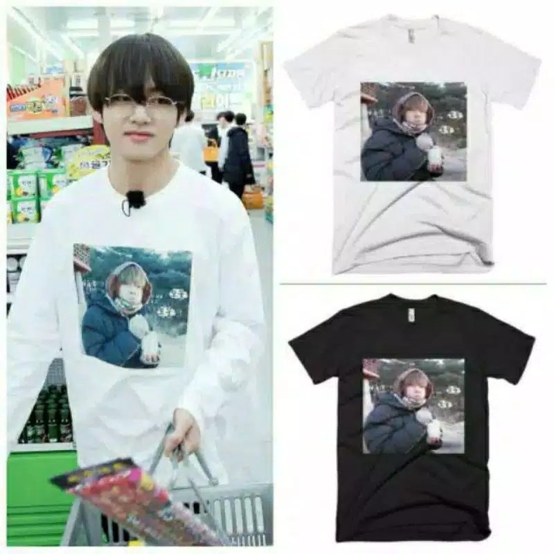KAOS K-POP FOTO BTS KIM TAEHYUNG FREE PC