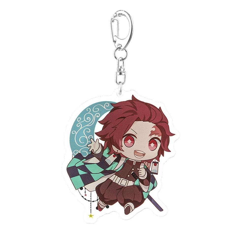 Gantungan Kunci Agustin Demon Slayer Zenitsu Anime Jepang Kimetsu No Yaiba Inosuke Kyoujurou Giyuu Key Ring