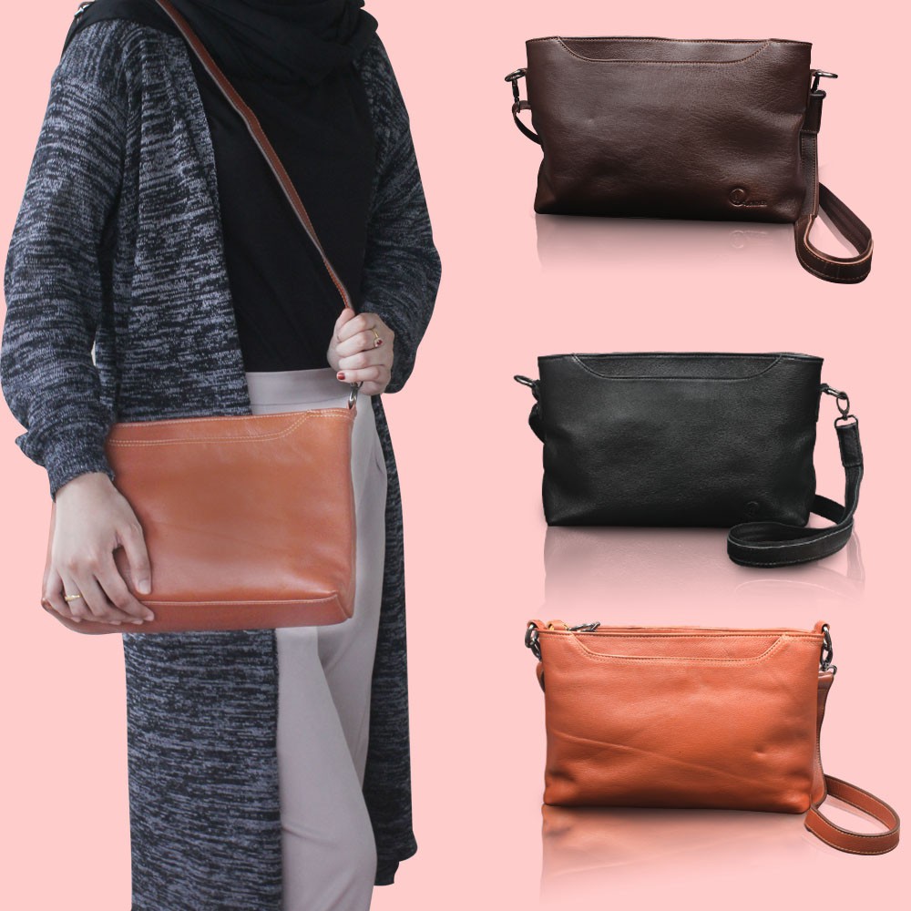 SC01 H TAS SELEMPANG WANITA Sling Bag HAND BAG handbag kulit sapi asli