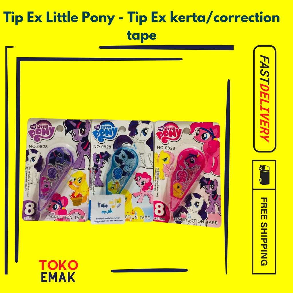 

Tip Ex Little Pony - Tip Ex kerta/correction tape