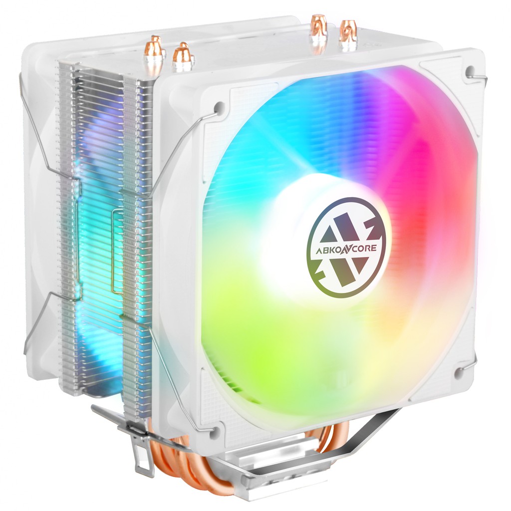 CPU COOLER ABKONCORE COOLSTORM T406W DUAL SPECTRUM 2FAN RGB