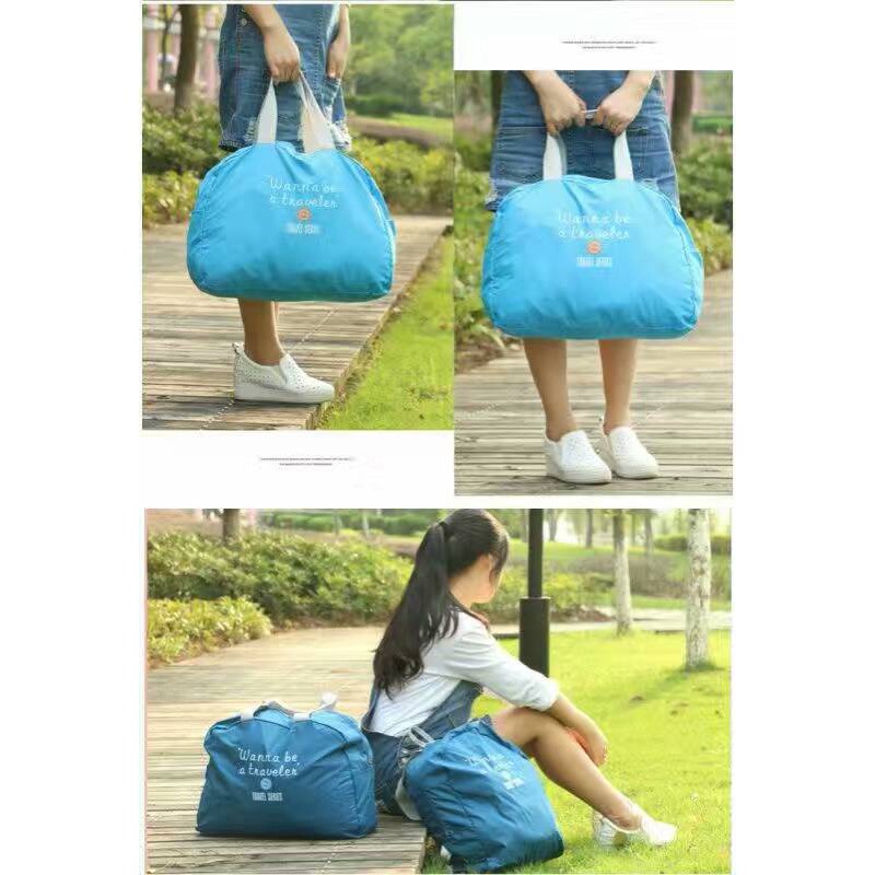 Foldable Travel Bag Hand Carry Tas Koper Lipat Luggage Organizer Doky