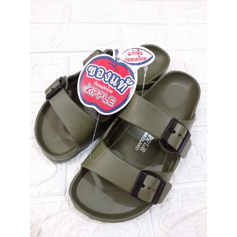 Sandal Bangkok Red Apple  Wanita Pria Double BG 2562 Jelly Unisex Termurah Original Thailand