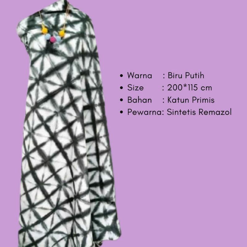 Kain shibori batik jumputan