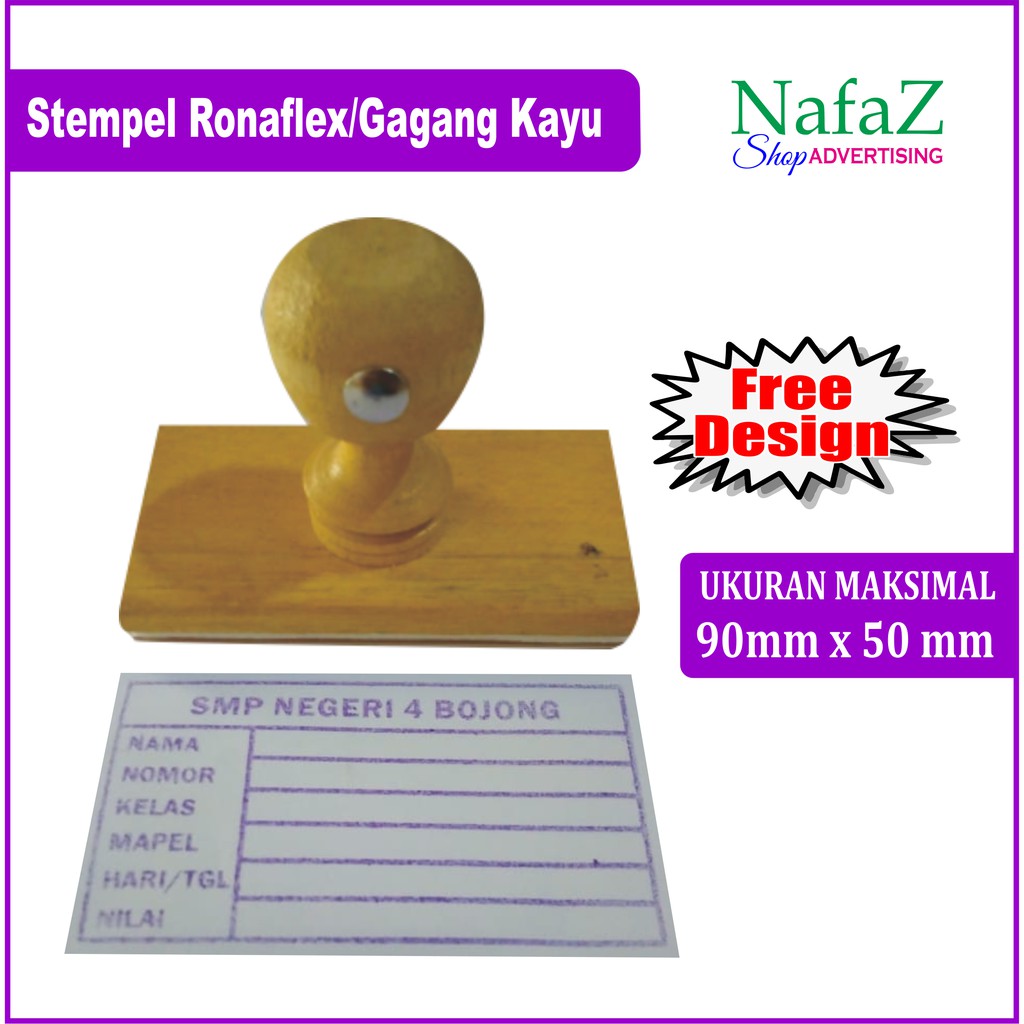 

STEMPEL JUMBO KOTAK GAGANG KAYU