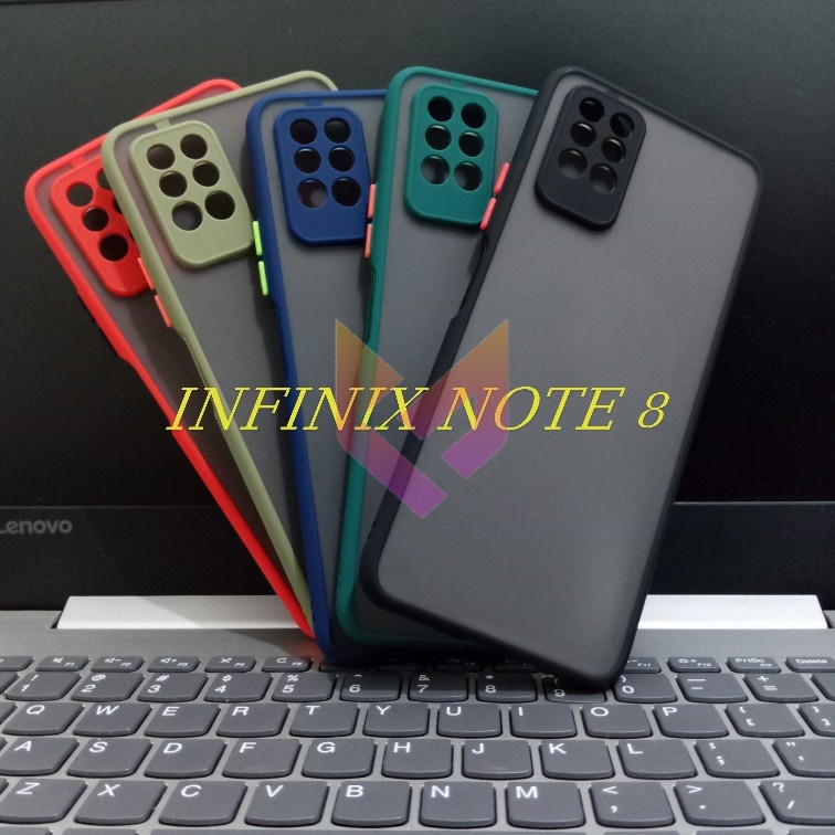 INFINIX NOTE 8 Case Dove Matte Mychoice Transparan Slim Case Fuze Macaron Case AERO