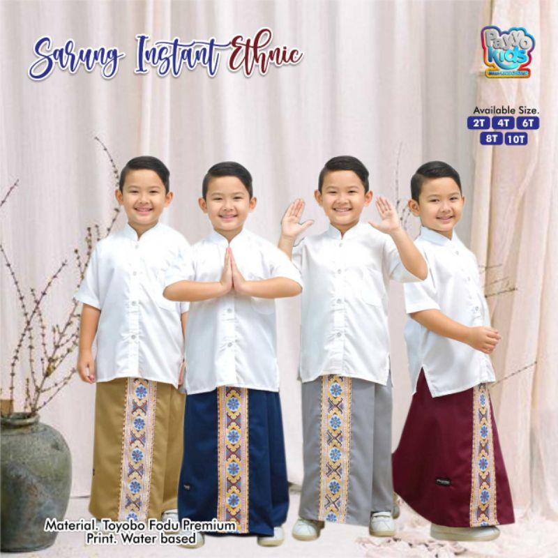 Sarung instan anak 1-10 Tahun