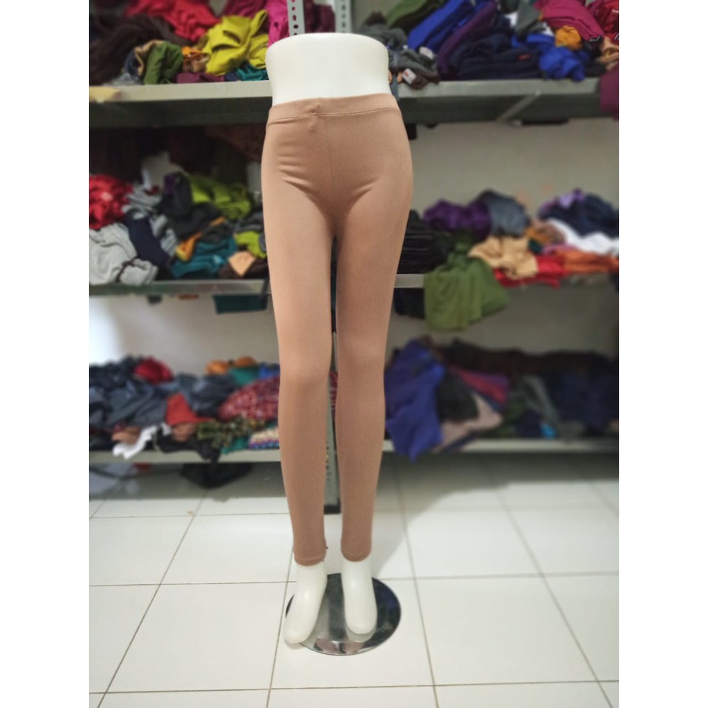 CELANA LEGGING JERSEY PANJANG TEBAL POLOS WANITA R2AJAKARTA