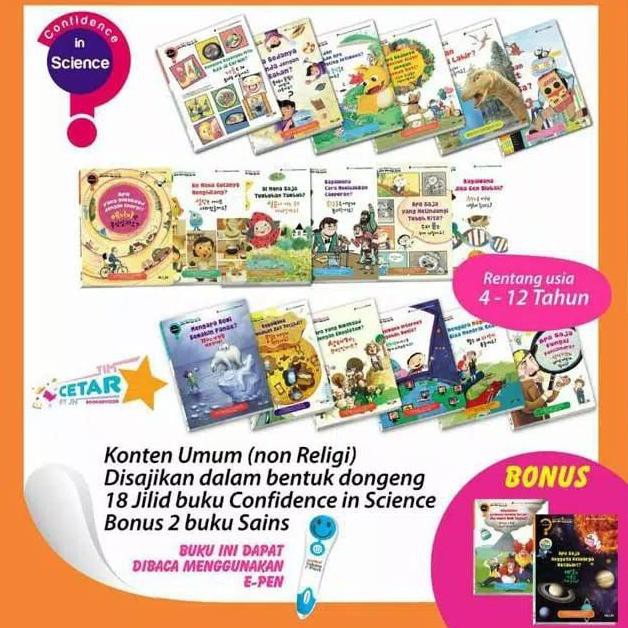 

PROMO Mizan Book - Confidence in Science Vol 1 Tanpa Epen Office & Stationery | Buku Tulis | Agenda