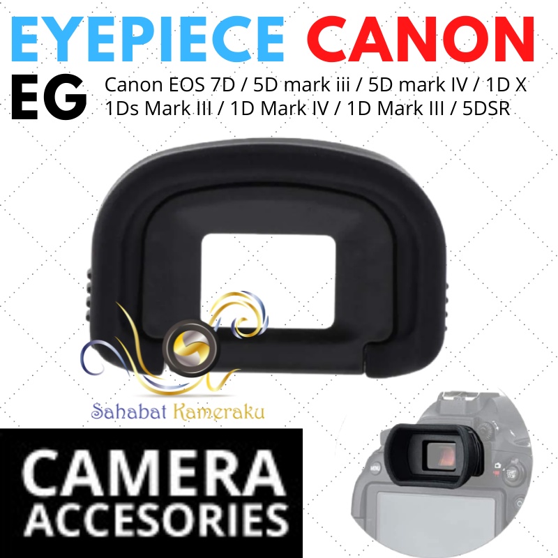 Viewfinder CANON EG EyeCup Eye Piece Camera Cup for Kamera DSLR EOS 7D 5D Mark III IV 1DX 1DC Etc