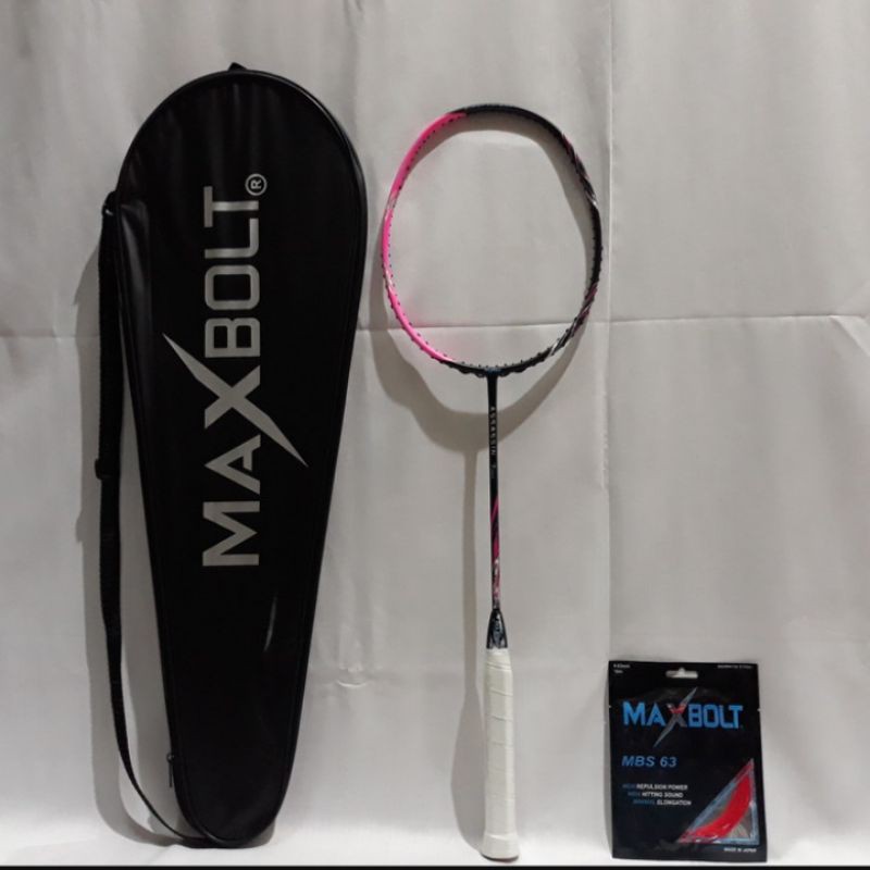 Raket Badminton Maxbolt Assasin Tour Original Bonus Tas - Batangan
