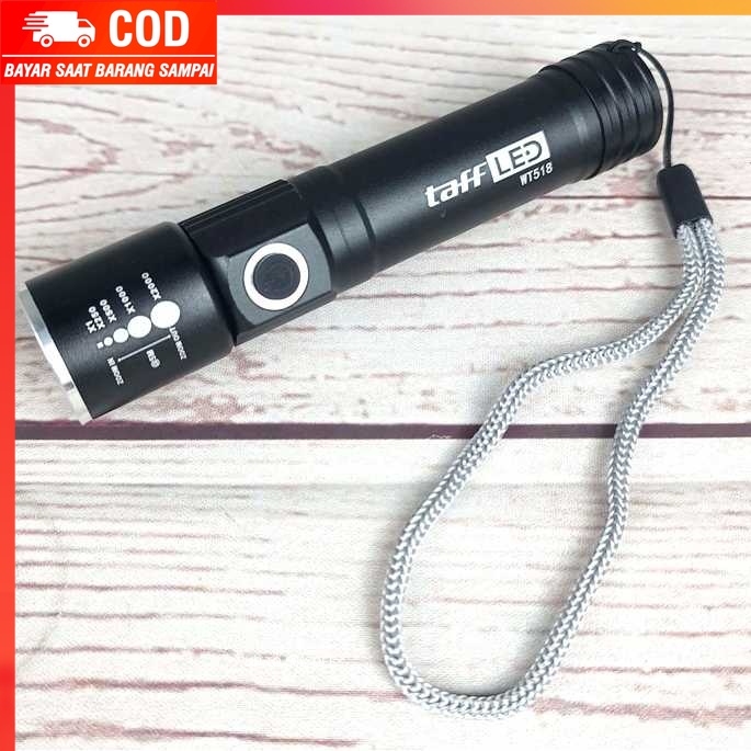 (100% BARANG ORI) TaffLED Senter LED Mini Waterproof Magnetic - WT518