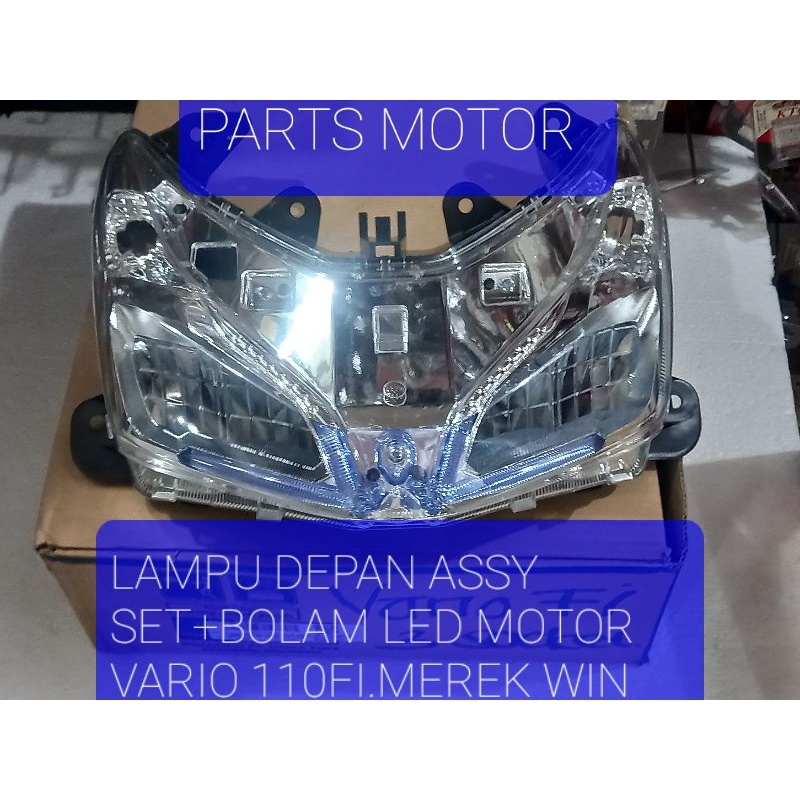 Lampu Depan Set +Lampu Led Motor Vario 110 Fi ESP 3 soket.vario 110 Fi 7soket
