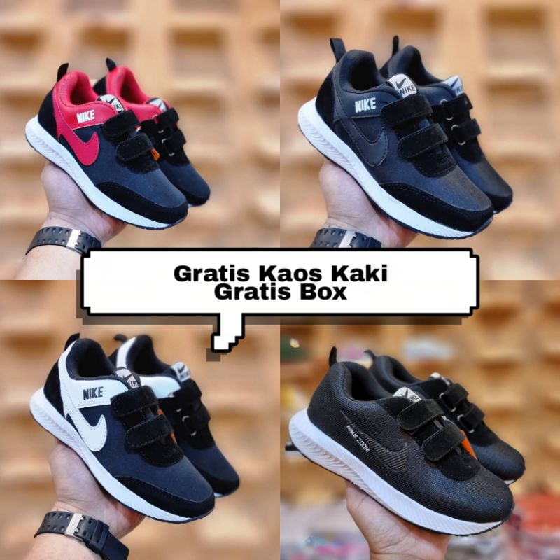 Sepatu Sneakers Anak Nike Grade Original Premium Quality  Laki Laki perempuan Umur 6 7 8 9 10 11 12 13 Tahun Sepatu Anak SD SMP SMA Sepatu Olahraga Anak Sepatu Running Anak