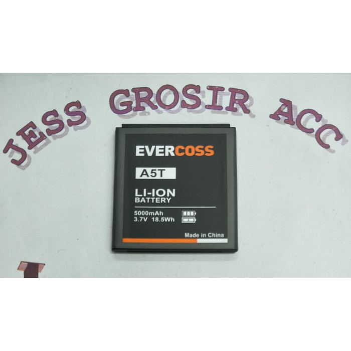 Baterai Battery Batre Double Power EVERCOSS EVERCROSS CROSS ( A5T ) - Hitam