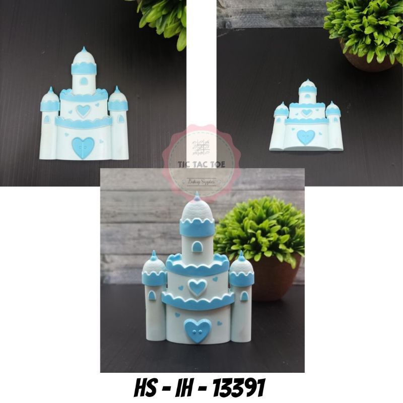 Cake Topper Kue Clay Istana palace princess kastil castle