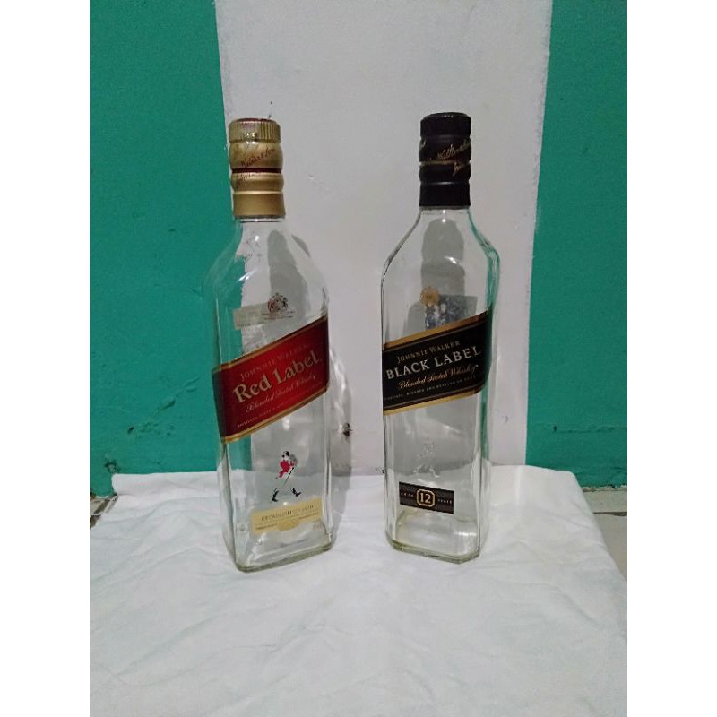 BOTOL BEKAS/BOTOL RED LABEL