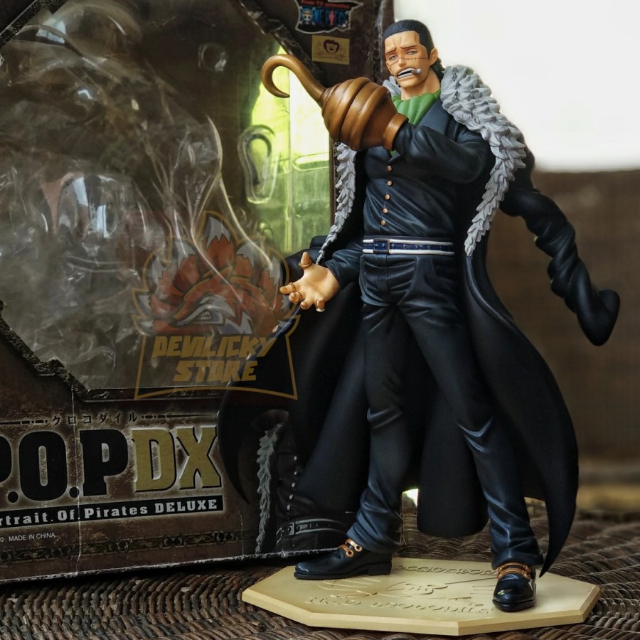 ORIGINAL Figure POP DX Crocodile Mr.0 One Piece Luffy Mihawk GLM Fzo