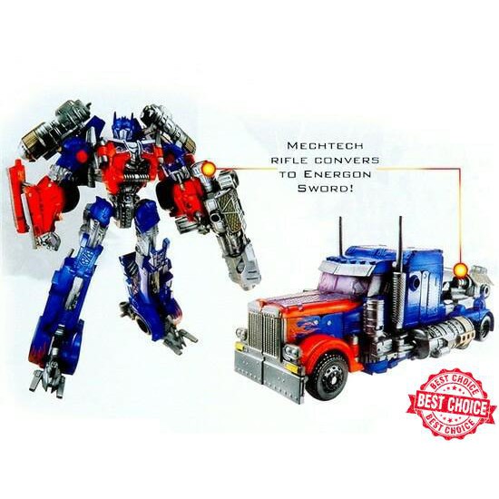  Mainan  Robot Mobil Transformers Optimus  prime  Mainan  