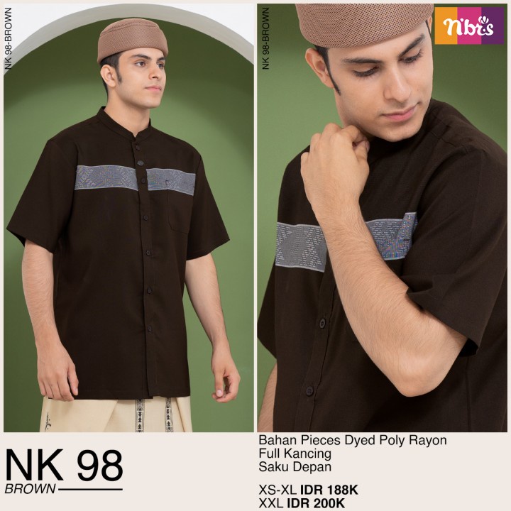 BAJU KOKO PRIA NIBRAS NK 98 PAKAIAN