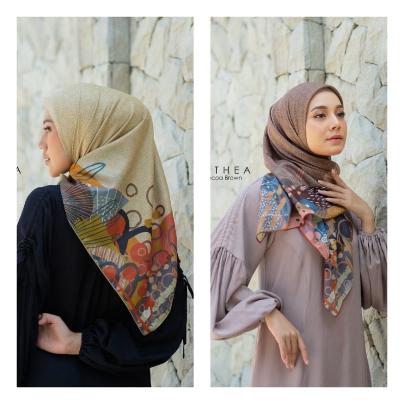 Deenay Althea Series - Hijab Segi empat