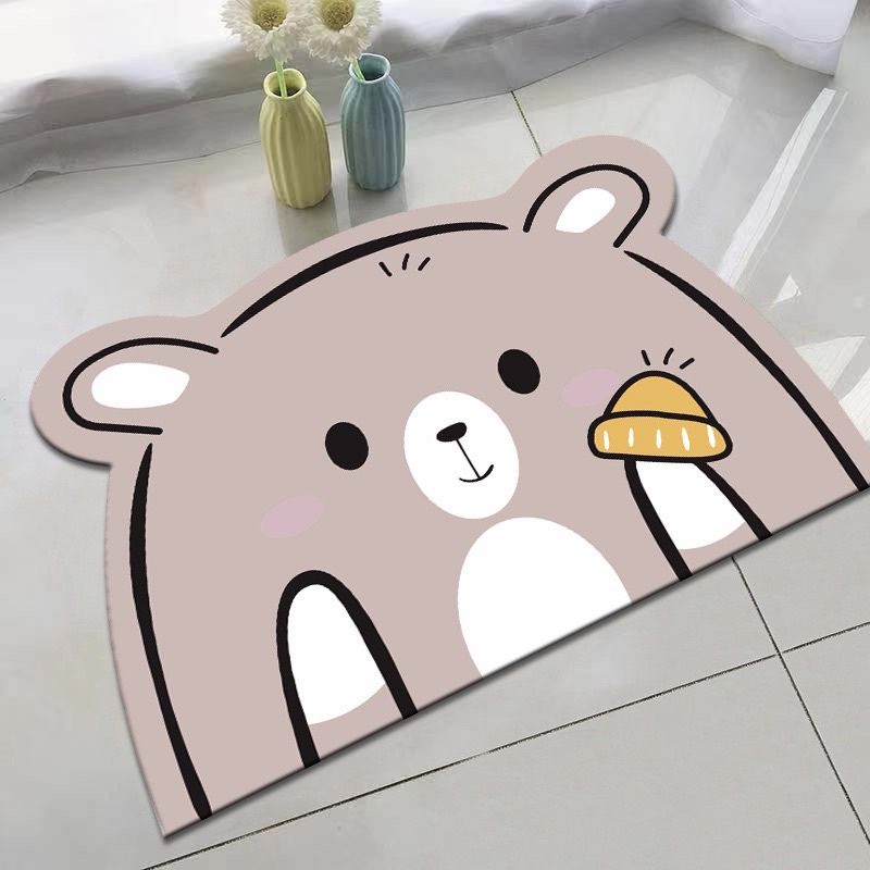 KESET KAKI ANTI SLIP ESTETIK KARAKTER LUCU HOME DECOR KAWAII 40x60cm