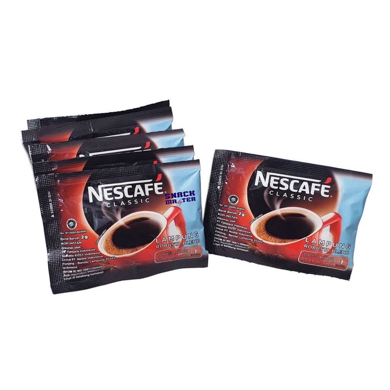 Nescafe CLASSIC 2gr x 10 Sachet (RENCENG) Kopi Murni 100% Robusta