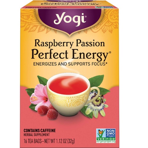 

Teh Tea Raspberry Vanilla Spice Energy Support Fokus 16 x 2 Gram