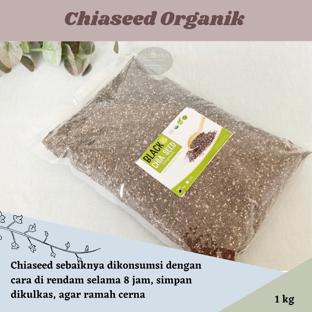 

Chia Seed Organic 1 kg Premium Biji Chia Original Mexico