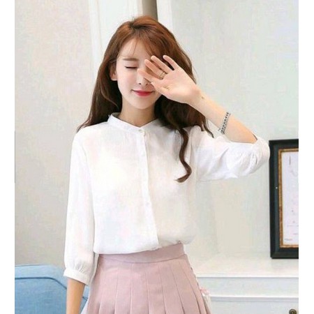 NunuLisaTan -  Atasan wanita Blouse Korea model terbaru baju cantik blouse