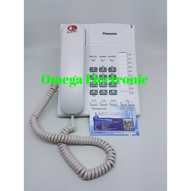 RESMI Panasonic KX-TS825ND - Telepon Kantor Rumah Single Line