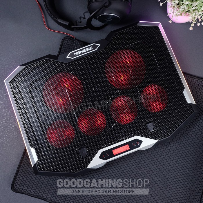 Cooling Pad NYK Nemesis KingFisher X5 - NYK KingFisher X5 RGB LED