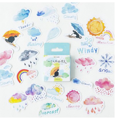 Label Sticker - Weather (45pcs)