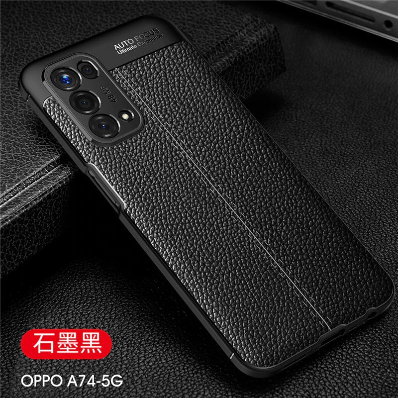 Autofocus softcase Oppo A54, Oppo A74 4G, Oppo A74 5G silikon slim case model kulit jeruk