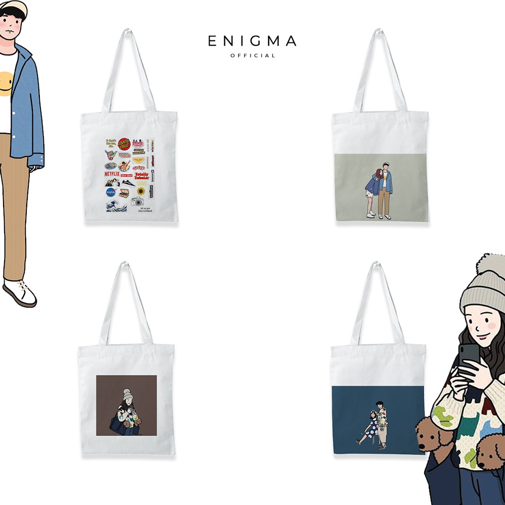 SALE TOTEBAG KANVAS ORIGINAL ENIGMA TOTEBAG KANVAS COLLECTION D R