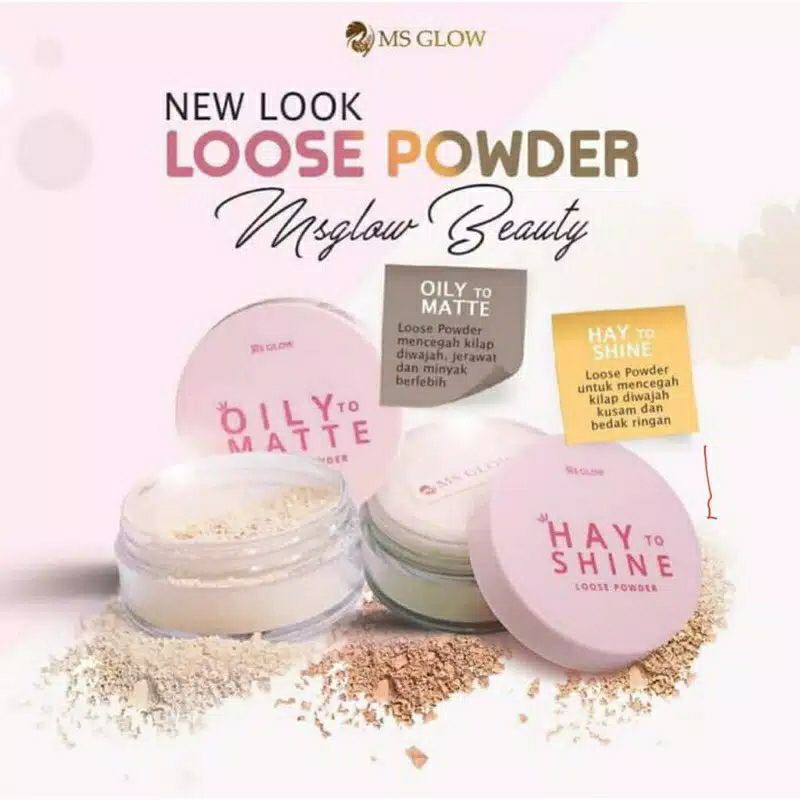 MS Glow Loose Powder Bedak Ms Glow