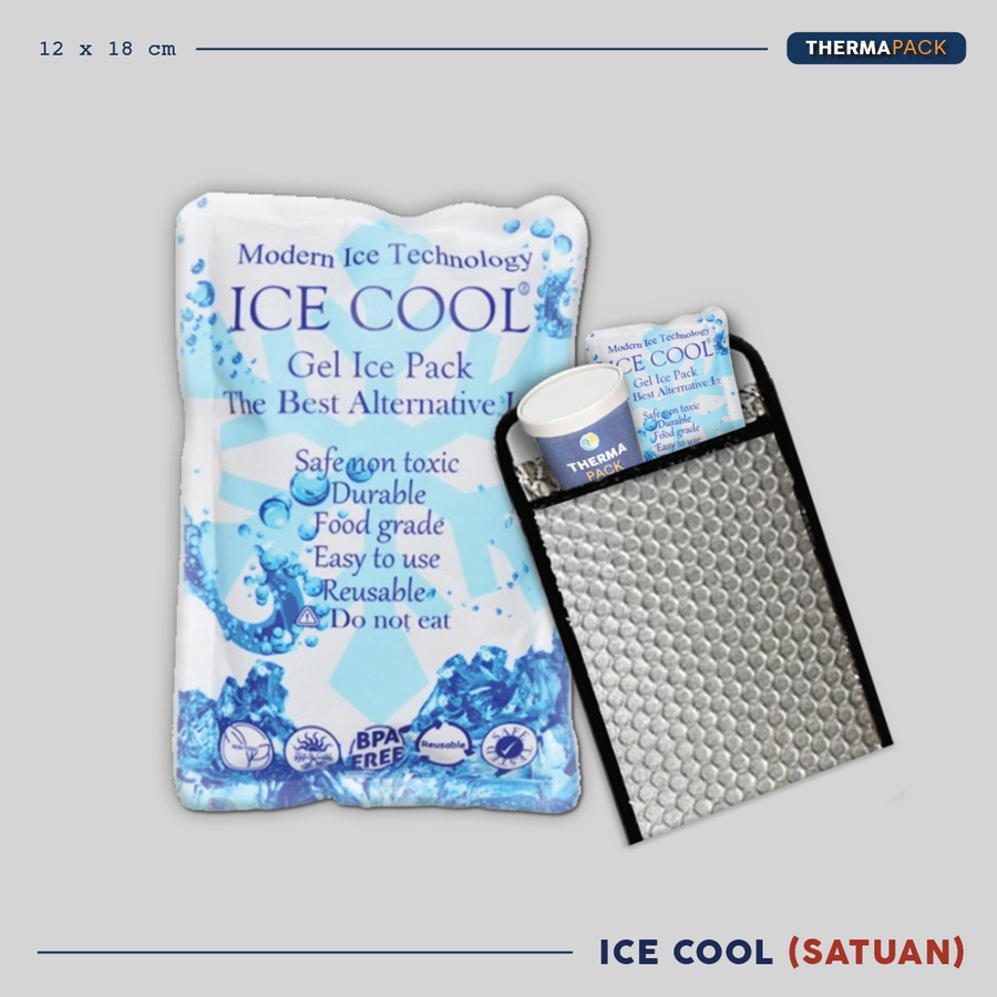 ICE COOL Alternate Ice Pack | Dry Ice Gel | 12 x 18 cm - Per 5 Pc