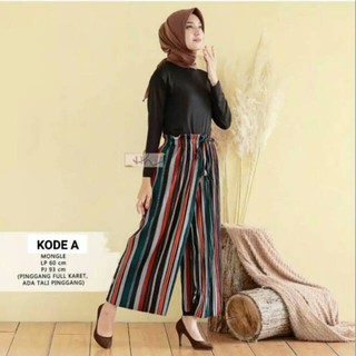 KULOT PLISKET  CANDY KULOT PREMIUM MOTIF  KULOT RAINBOW 