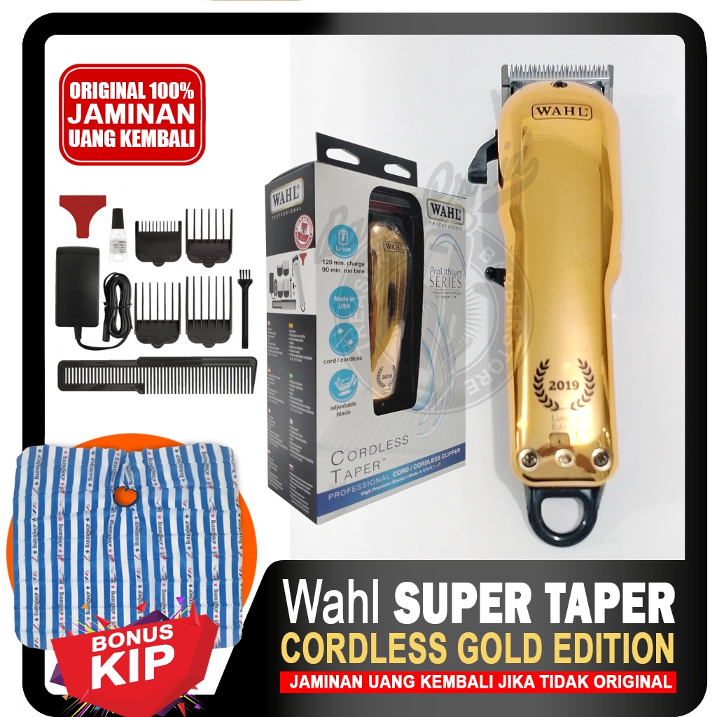 Clipper wahl super taper cordless original wahl prolithium super taper Cordless Gold Edition