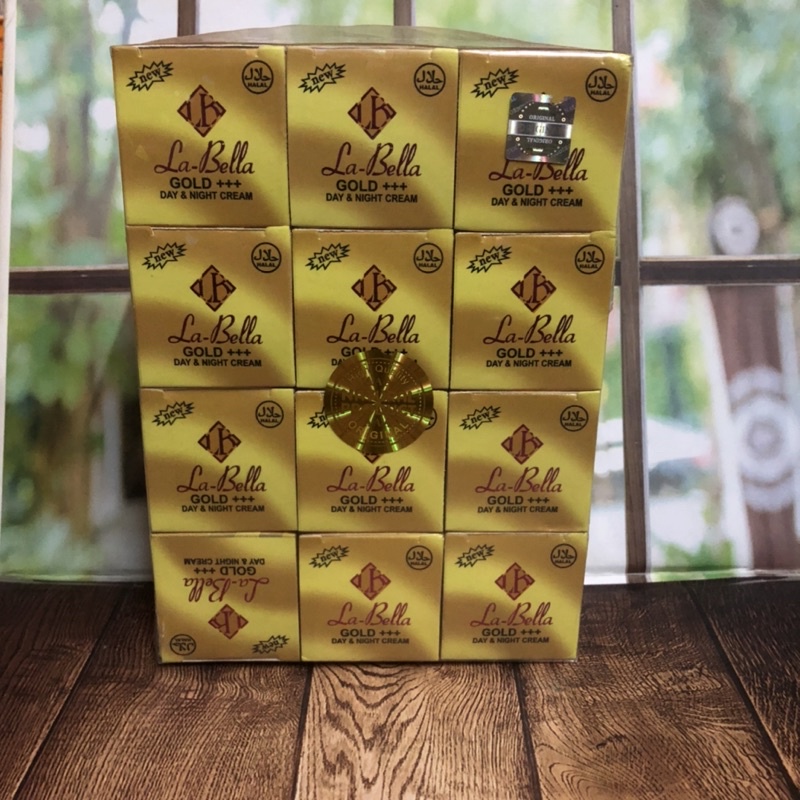 [12 pcs] NEW Cream LaBella Gold +++ Day &amp; Night 2in1 Original
